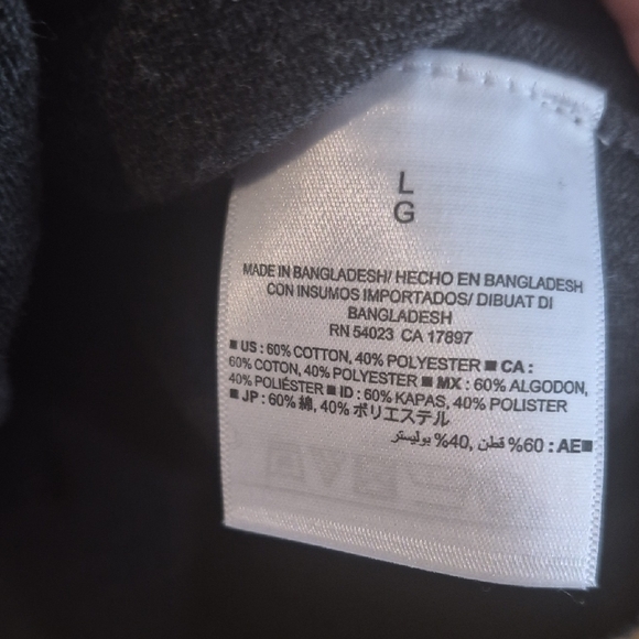 Old Navy Gray V-Neck Sweater Classic Knit Design Mens Size Large Coastal Staple - Picture 7 of 7